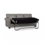 Orid 84" Queen Leather Roll Arm Sleeper, Created for Macy's