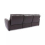Danvors 3-Pc. Leather Sectional Sofa with 2 Power Recliners and Power Headrests