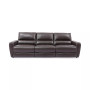 Danvors 3-Pc. Leather Sectional Sofa with 2 Power Recliners and Power Headrests