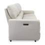 Danvors 3-Pc. Leather Sectional Sofa with 2 Power Recliners and Power Headrests