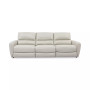 Danvors 3-Pc. Leather Sectional Sofa with 2 Power Recliners and Power Headrests