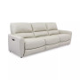 Danvors 3-Pc. Leather Sectional Sofa with 2 Power Recliners and Power Headrests