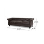 Somerville Chesterfield Tufted Sofa with Scroll Arms