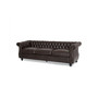 Somerville Chesterfield Tufted Sofa with Scroll Arms