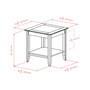 Santino 24.02" Wood Accent Table