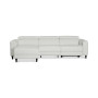 Silvanah 3-Pc. Leather Sectional with Storage Chaise and 1 Power Recliner, Created for Macy's