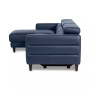 Silvanah 3-Pc. Leather Sectional with Storage Chaise and 1 Power Recliner, Created for Macy's