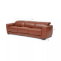 Lexanna 3-Pc. Leather Sofa with 2 Power Motion Recliners, Created for Macy's