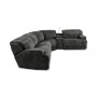 Sebaston 5-Pc. Fabric Sectional with 3 Power Motion Recliners and 1 USB Console, Created for Macy's