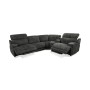 Sebaston 5-Pc. Fabric Sectional with 3 Power Motion Recliners and 1 USB Console, Created for Macy's