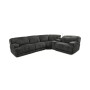 Sebaston 5-Pc. Fabric Sectional with 3 Power Motion Recliners and 1 USB Console, Created for Macy's