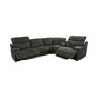 Sebaston 5-Pc. Fabric Sectional with 2 Power Motion Recliners and 1 USB Console, Created for Macy's