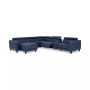 Silvanah 6-Pc. Leather Sectional with Storage Chaise and 2 Power Recliners and Console, Created for Macy's