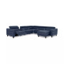 Silvanah 6-Pc. Leather Sectional with Storage Chaise and 2 Power Recliners and Console, Created for Macy's