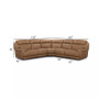 CLOSEOUT! Daventry 5-Pc. Leather Sectional Sofa With 2 Power Recliners, Power Headrests And USB Power Outlet