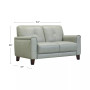 Ashlinn 61" Tufted Pastel Leather Loveseat, Created for Macy's