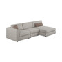 CLOSEOUT! Denman 3-Pc. Fabric Sectional with Chaise, Created for Macy's