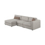 CLOSEOUT! Denman 3-Pc. Fabric Sectional with Chaise, Created for Macy's