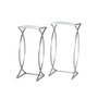 Metal with Glass Accent Table - Set of 2
