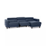 Silvanah 3-Pc. Leather Sectional with Storage Chaise and 2 Power Recliner, Created for Macy's