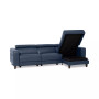 Silvanah 3-Pc. Leather Sectional with Storage Chaise and 2 Power Recliner, Created for Macy's