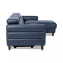 Silvanah 3-Pc. Leather Sectional with Storage Chaise and 2 Power Recliner, Created for Macy's