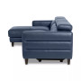 Silvanah 3-Pc. Leather Sectional with Storage Chaise and 2 Power Recliner, Created for Macy's