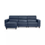 Silvanah 3-Pc. Leather Sectional with Storage Chaise and 2 Power Recliner, Created for Macy's