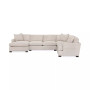 CLOSEOUT! Juliam 4-Pc. Fabric Chaise Sectional Sofa, Created for Macy's