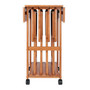 Sophia 5-Piece Wood Drop Leaf Top Snack Table Set