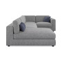 CLOSEOUT! Denman 5-Pc. Fabric Sectional with Chaise, Created for Macy's