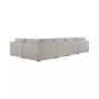 CLOSEOUT! Denman 5-Pc. Fabric Sectional with Chaise, Created for Macy's