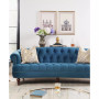 La Rosa 84" Victorian Chesterfield Tufted Sofa