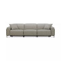 Adney 121" 3 Pc Zero Gravity Fabric Sectional with 3 Power Recliners, Created for Macy's