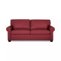 Orid 79" Leather Roll Arm Apartment Sofa, Created for Macy's