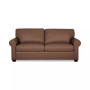 Orid 79" Leather Roll Arm Apartment Sofa, Created for Macy's
