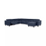 Silvanah 6-Pc. Leather Sectional with Storage Chaise and 2 Power Recliners, Created for Macy's