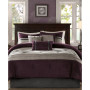 Palmer Faux-Suede 7-Pc. Comforter Set, Full