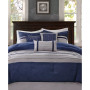 Palmer Faux-Suede 7-Pc. Comforter Set, Full