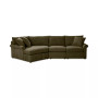 Wrenley 131" 3-Pc. Fabric Modular Cuddler Chaise Sectional Sofa, Created for Macy's