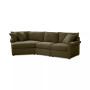 Wrenley 131" 3-Pc. Fabric Modular Cuddler Chaise Sectional Sofa, Created for Macy's