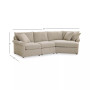 Wrenley 131" 3-Pc. Fabric Modular Cuddler Chaise Sectional Sofa, Created for Macy's