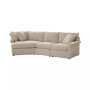 Wrenley 131" 3-Pc. Fabric Modular Cuddler Chaise Sectional Sofa, Created for Macy's