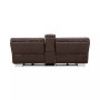Binardo 99" 3 Pc Zero Gravity Leather Sectional with 2 Recliners and 1 Console, Created for Macy's
