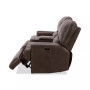 Binardo 99" 3 Pc Zero Gravity Leather Sectional with 2 Recliners and 1 Console, Created for Macy's
