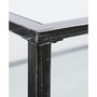 Brookford Metal and Glass Rectangular Open Shelf Cocktail Table