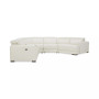 Jenneth 6-Pc. Leather Sofa with 1 Power Motion Recliner and Cuddler, Created for Macy's