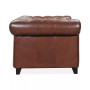 Ciarah Chesterfield Leather Loveseat, Created for Macy's