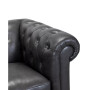 Ciarah Chesterfield Leather Loveseat, Created for Macy's