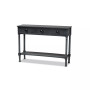 Garvey French Provincial Finished Wood 3-Drawer Entryway Console Table